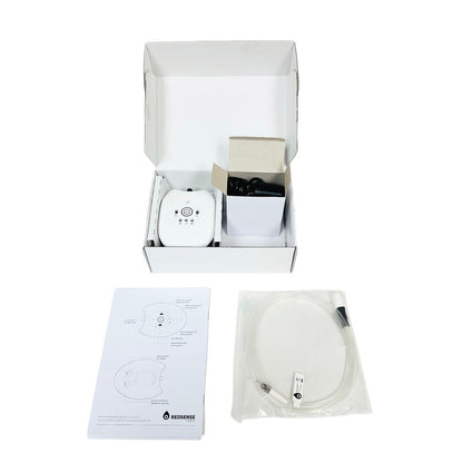 Redsense RA-1-RA201-C Unit Alarm White  W/ Charger & Fiber Optic Extension