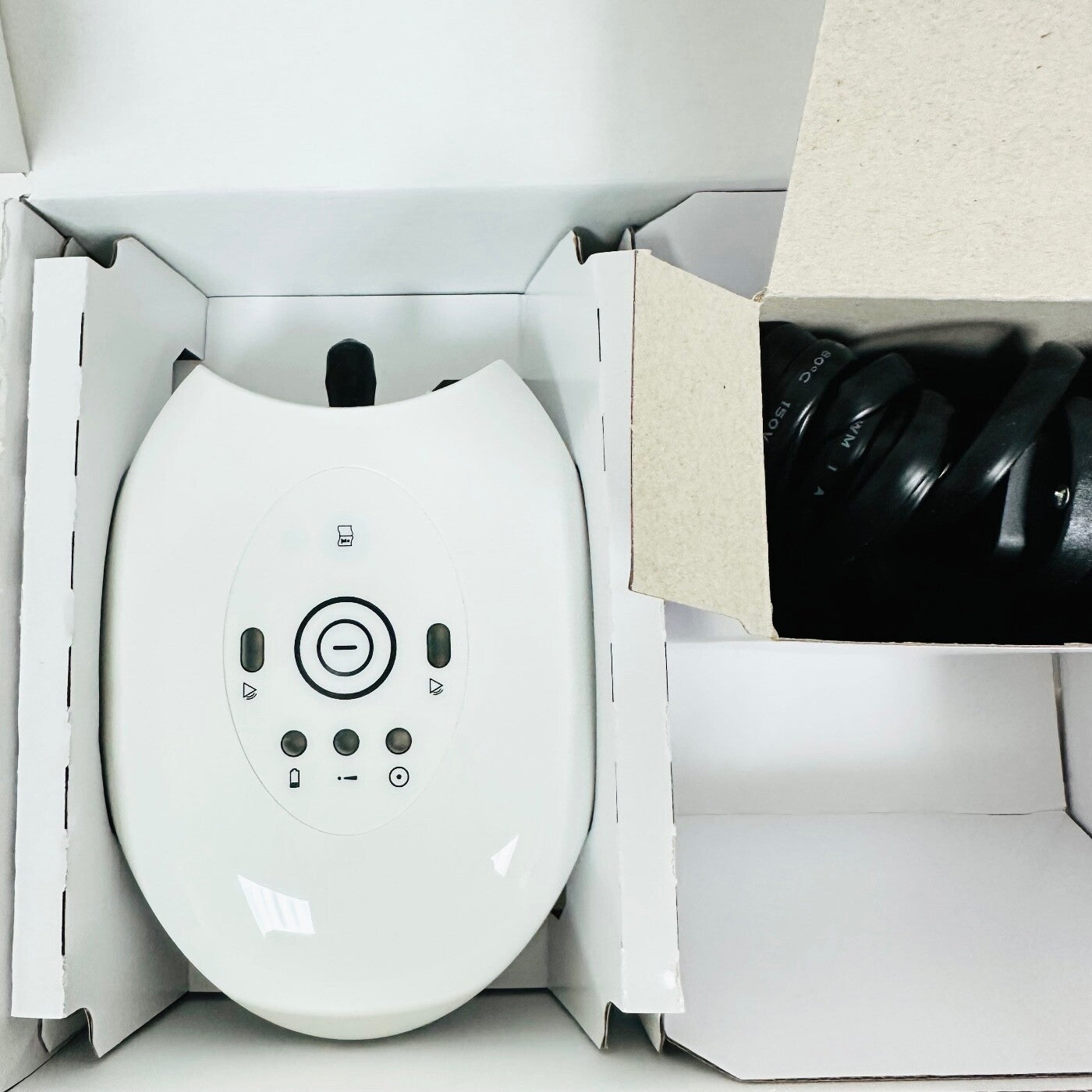 Redsense RA-1-RA201-C Unit Alarm White  W/ Charger & Fiber Optic Extension