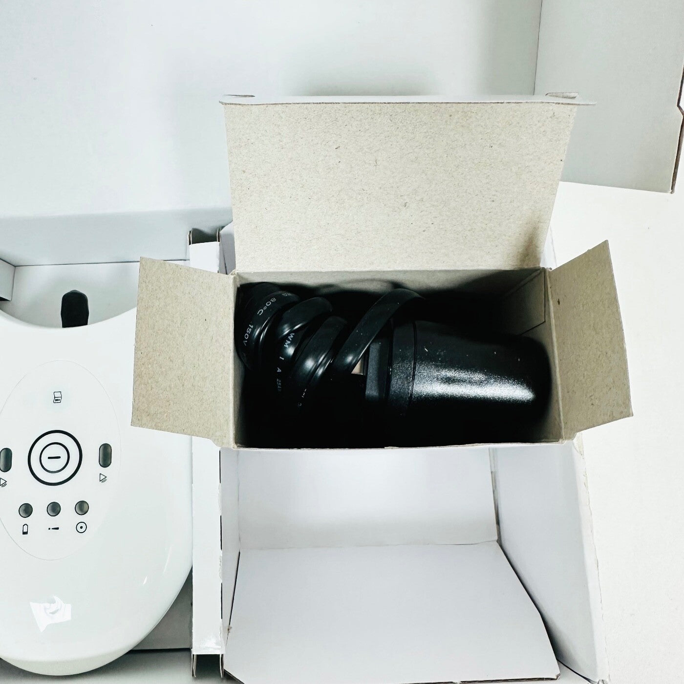 Redsense RA-1-RA201-C Unit Alarm White  W/ Charger & Fiber Optic Extension