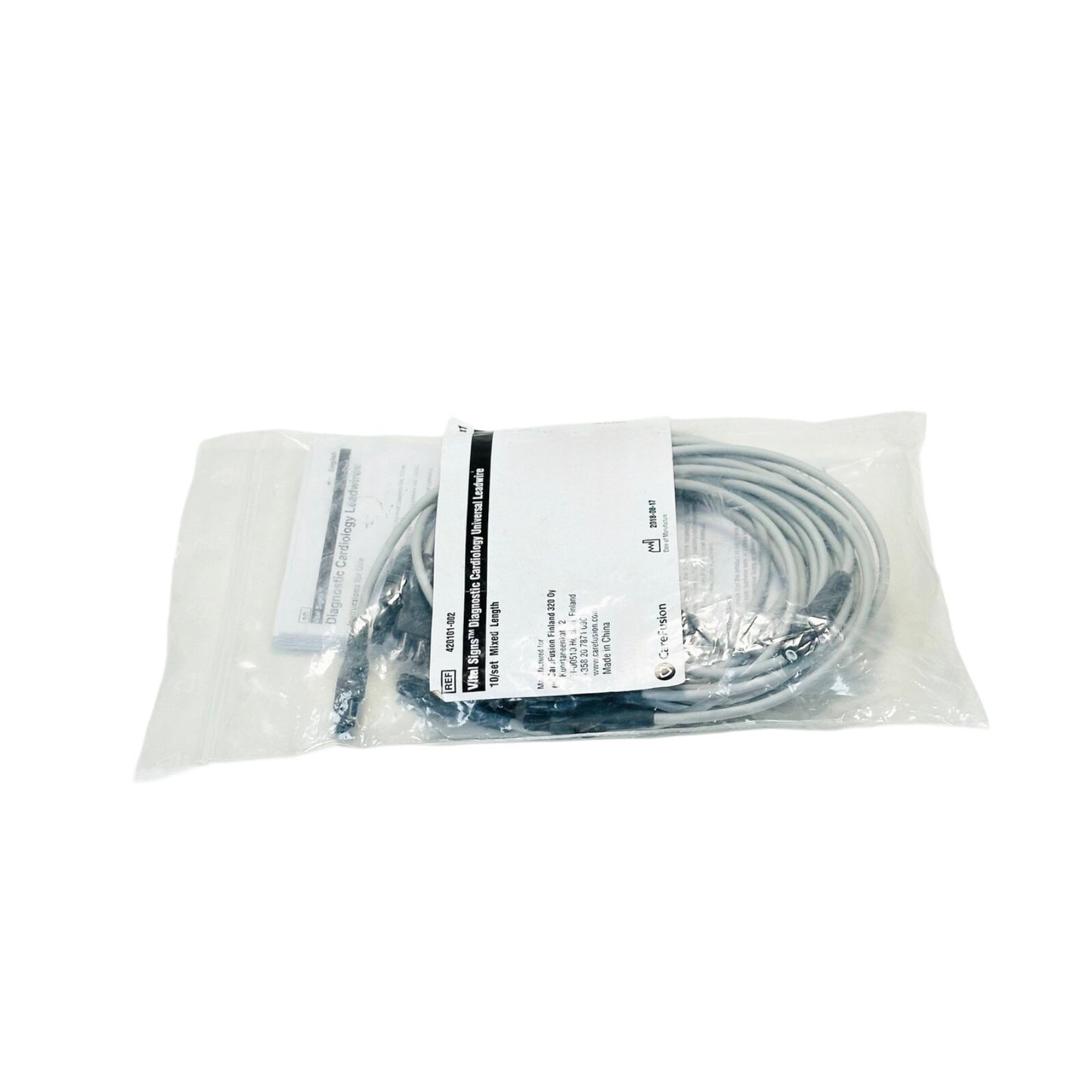 Carefusion 420101-002 Vital Signs Leadwire 10/Set  For GE CAM 14 & Monitors