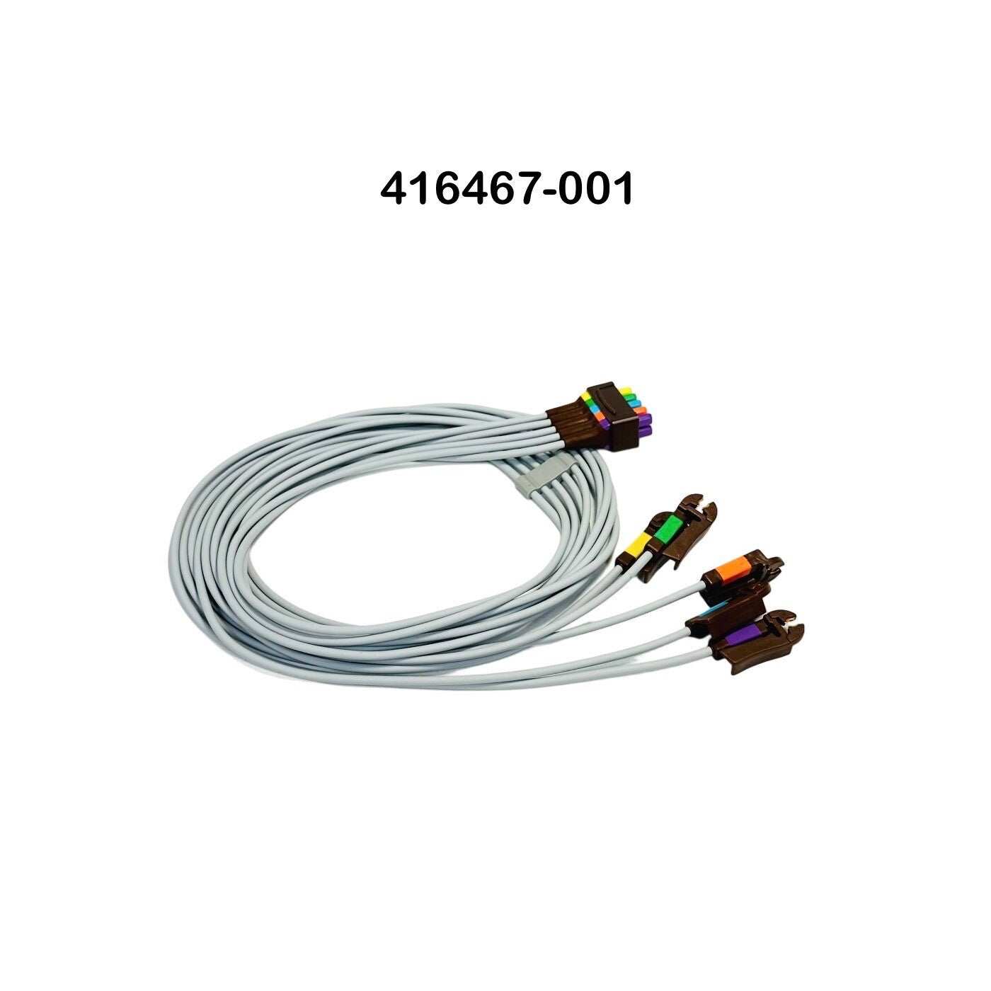 Carefusion 416467-001 Multi-Link ECG Leadwire V-lead, Grabber, AHA 130cm/51in