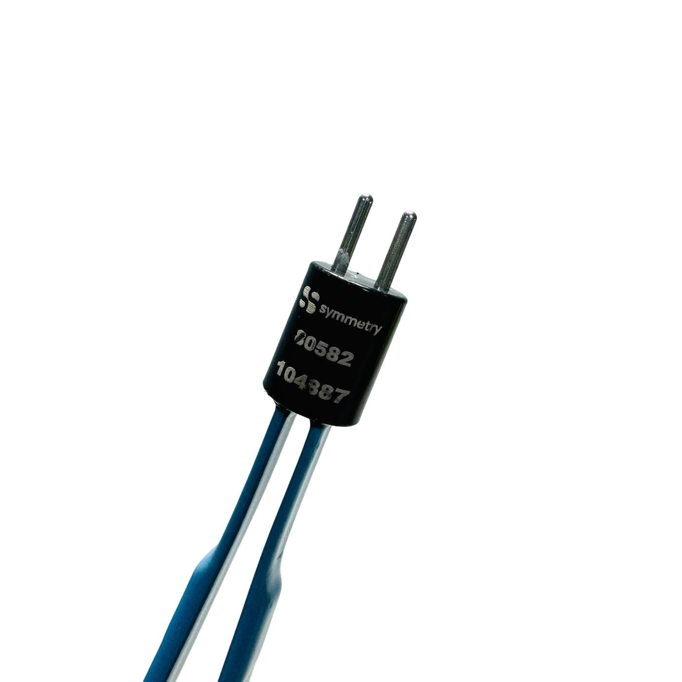 Symmetry 80582 Bayonet Bipolar Forceps, Insulated 12 inch instrument