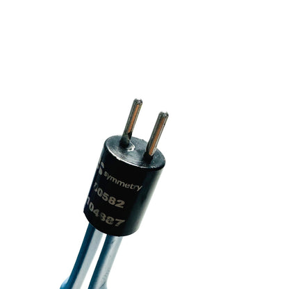 Symmetry 80582 Bayonet Bipolar Forceps, Insulated 12 inch instrument