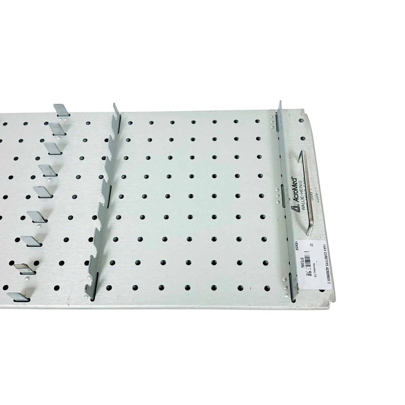 Acromed 2029T-1  &  2029T-2  Instrument Case Tray 1 And Tray 2 For Curettes Set
