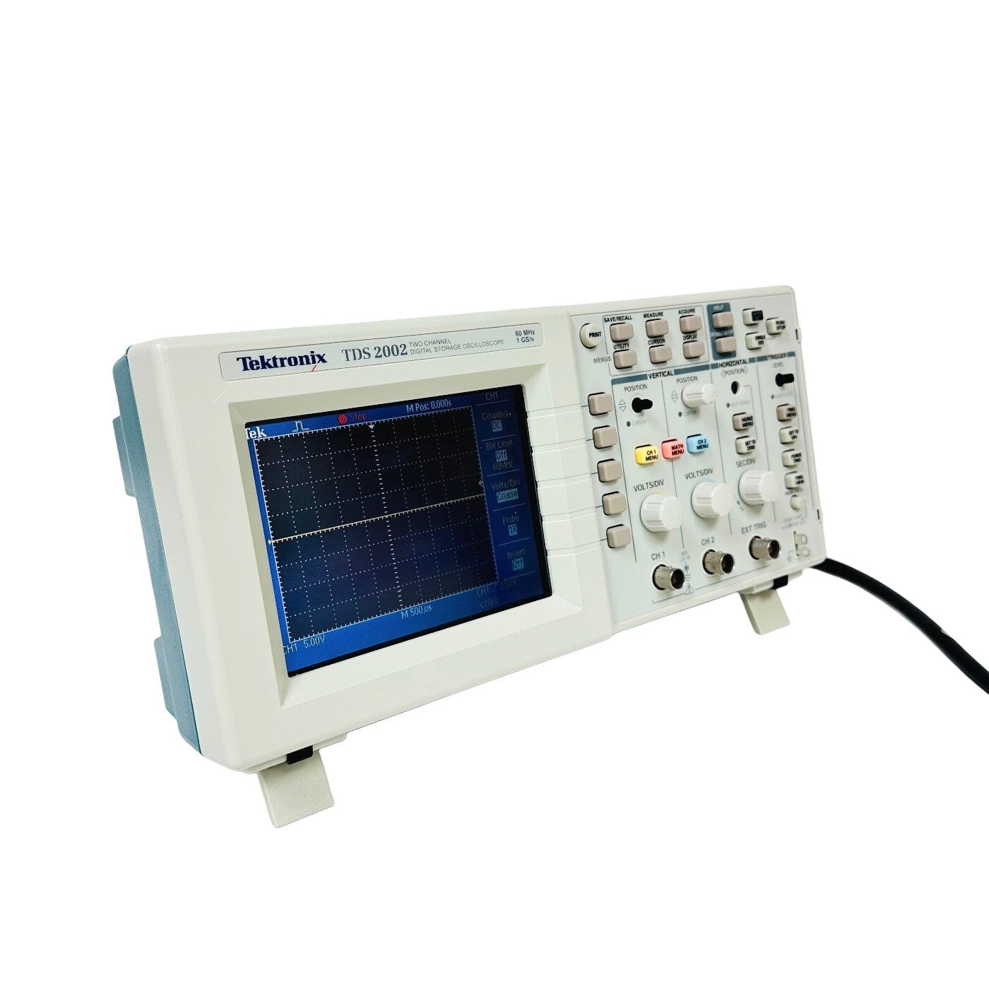 Tektronix TDS 2002 TWO Channel Digital Storage Oscilloscope 60 MHZ  1GS/S