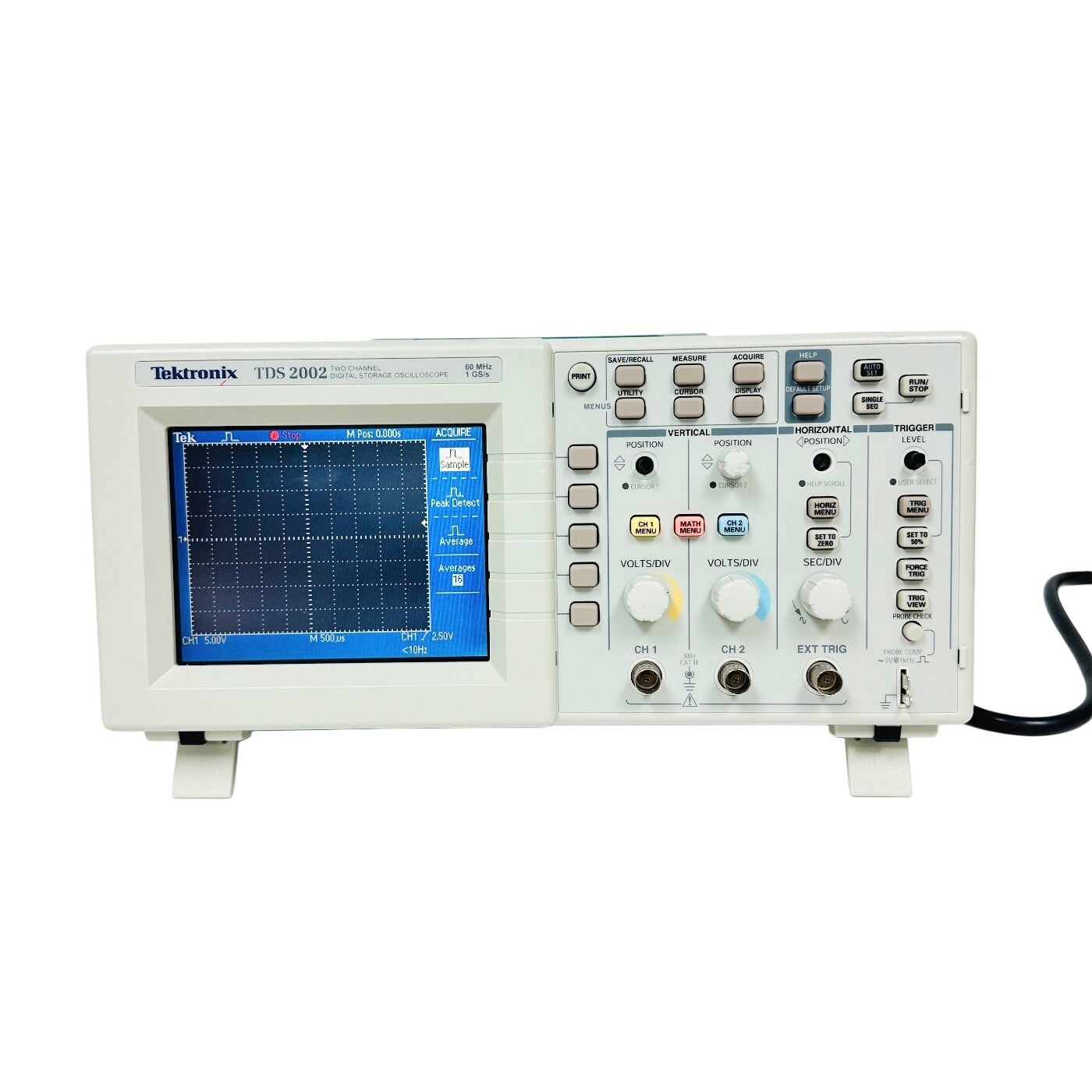 Tektronix TDS 2002 TWO Channel Digital Storage Oscilloscope 60 MHZ  1GS/S