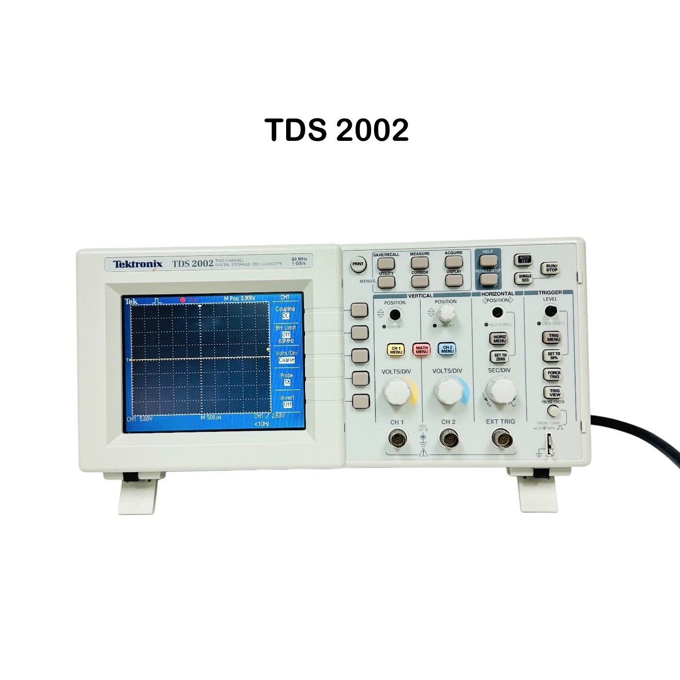 Tektronix TDS 2002 TWO Channel Digital Storage Oscilloscope 60 MHZ  1GS/S