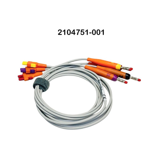 Ge 2104751-001  Leadwire Set, 4 Add-On, Banana, Aha