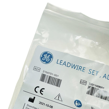 Ge 2104751-001  Leadwire Set, 4 Add-On, Banana, Aha