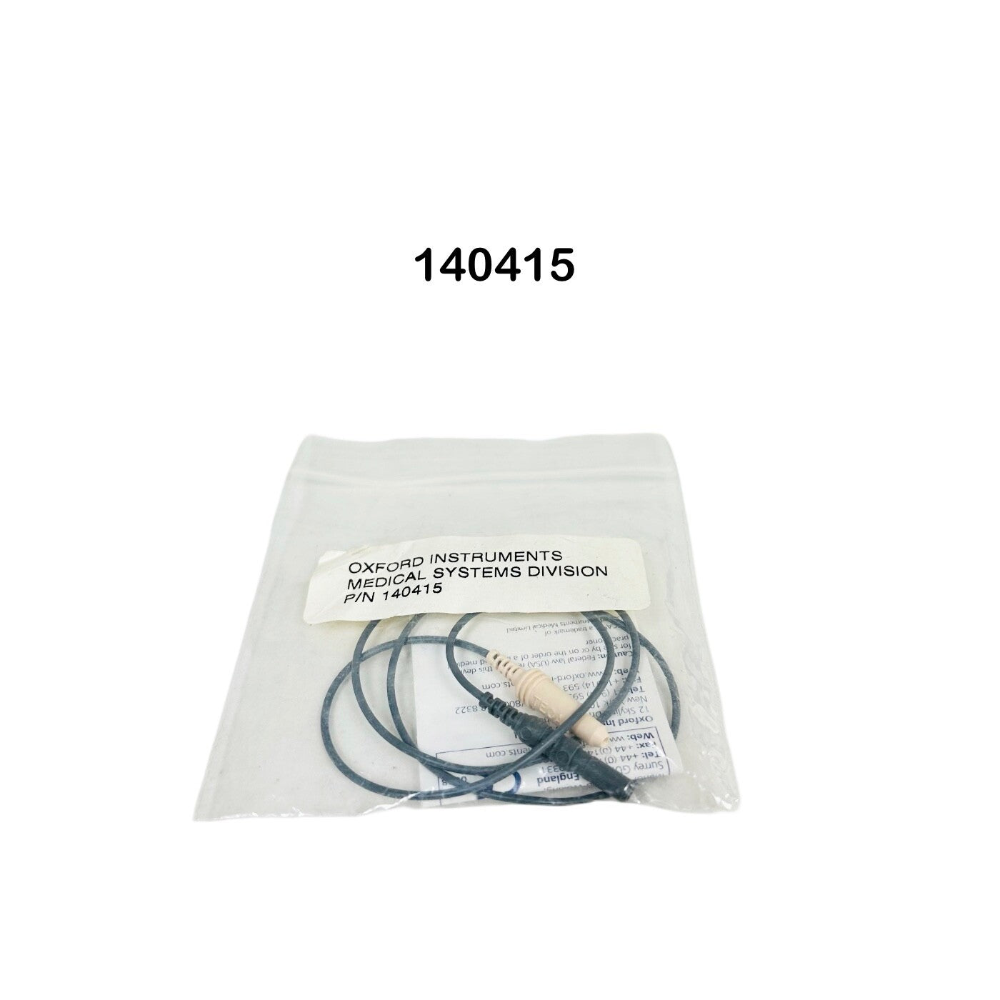 Oxford Instrument 140415 Reusable lead Cable for Monopolar Needle Electrodes