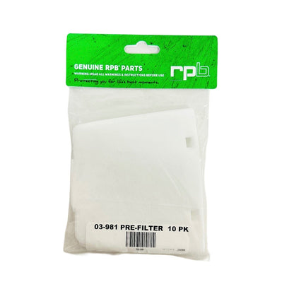 RPB Safety 03-981 PX4 Prefilter , Packet of 10 ( LOT OF 4)