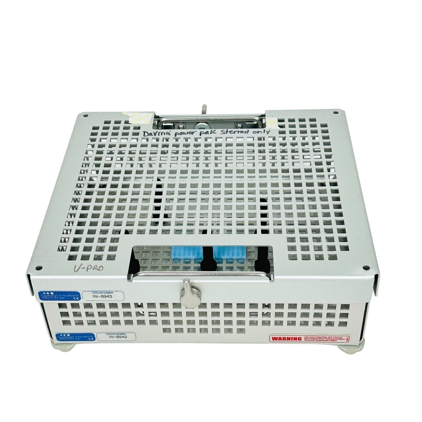 Summit Medical / Intuitive Surgical IN-8943 Tray / Case For Stapler Motor Pack