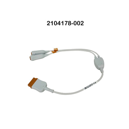 GE 2104178-002 Temperature Cable 400 series Probes, Dual, 1.7 FT