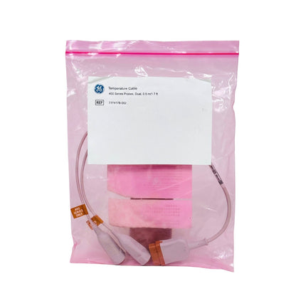 GE 2104178-002 Temperature Cable 400 series Probes, Dual, 1.7 FT