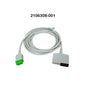 GE 2106308-001 ECG Trunk Cable with 12-Lead Connector AHA, 3.6 m/12 ft