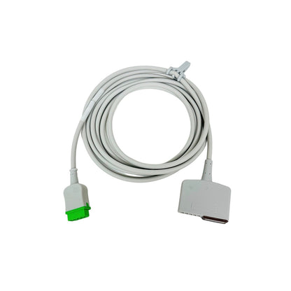 GE 2106308-001 ECG Trunk Cable with 12-Lead Connector AHA, 3.6 m/12 ft