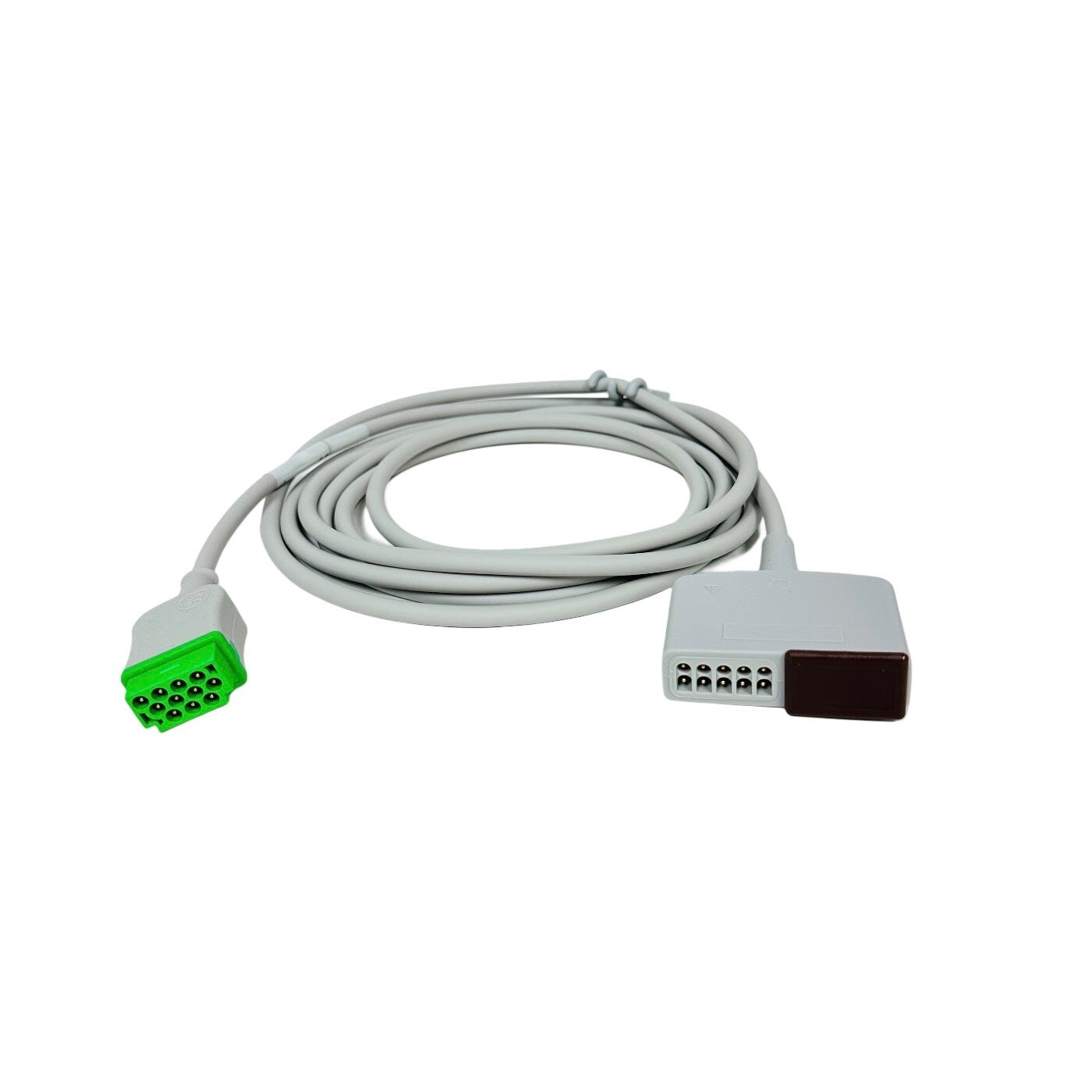 GE 2106308-001 ECG Trunk Cable with 12-Lead Connector AHA, 3.6 m/12 ft
