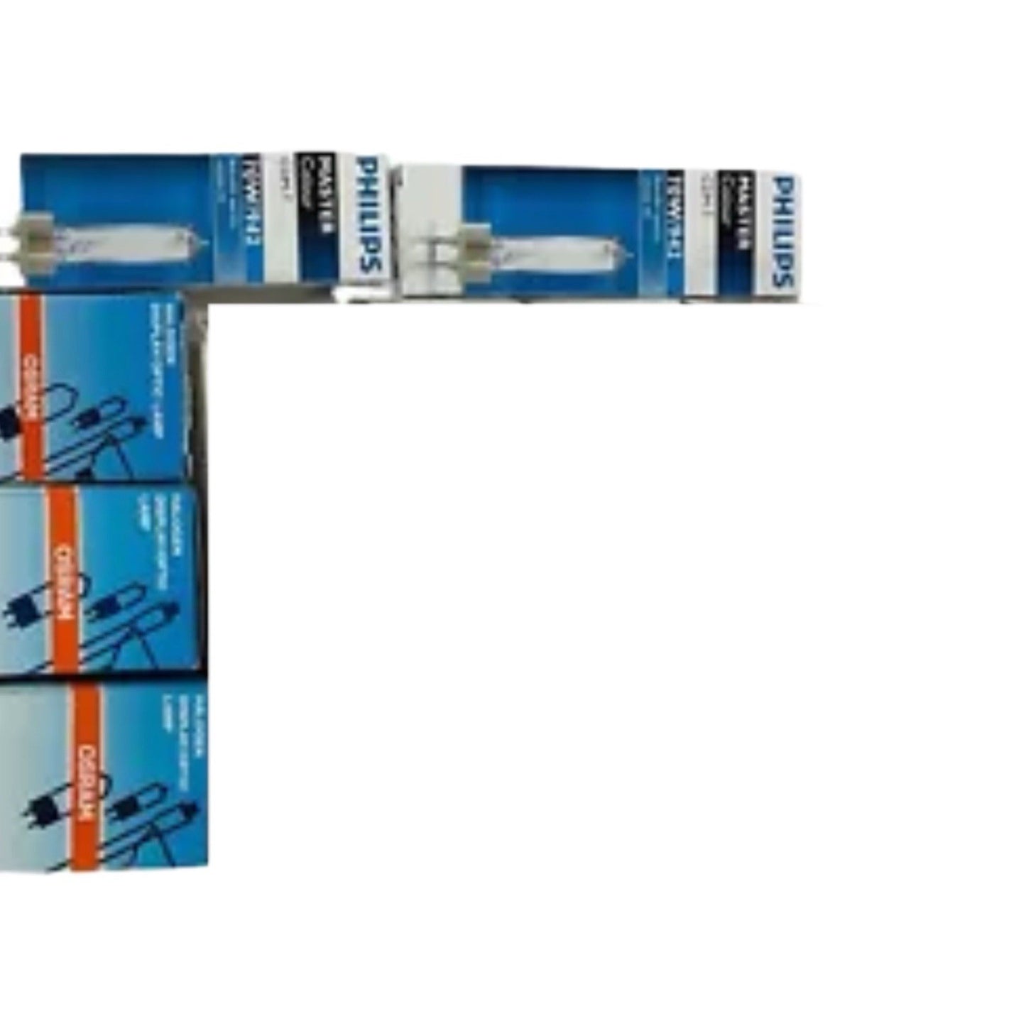 Ge / Osram / Philips  Lot Of  14 Tungsten Halogen Surgical And Optic Lamp