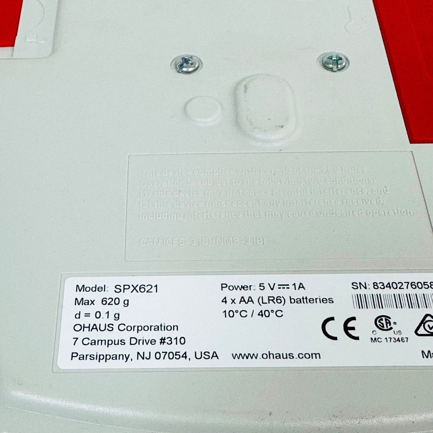 OHAUS SPX621 SCOUT SPX Portable Precision Balance