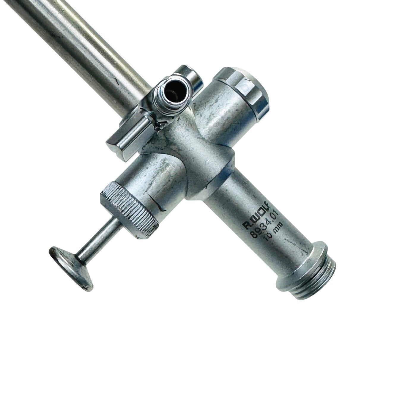 R. Wolf 8934.01 Trocar Sleeve W/ Trumpet Valve, Metal Instrument