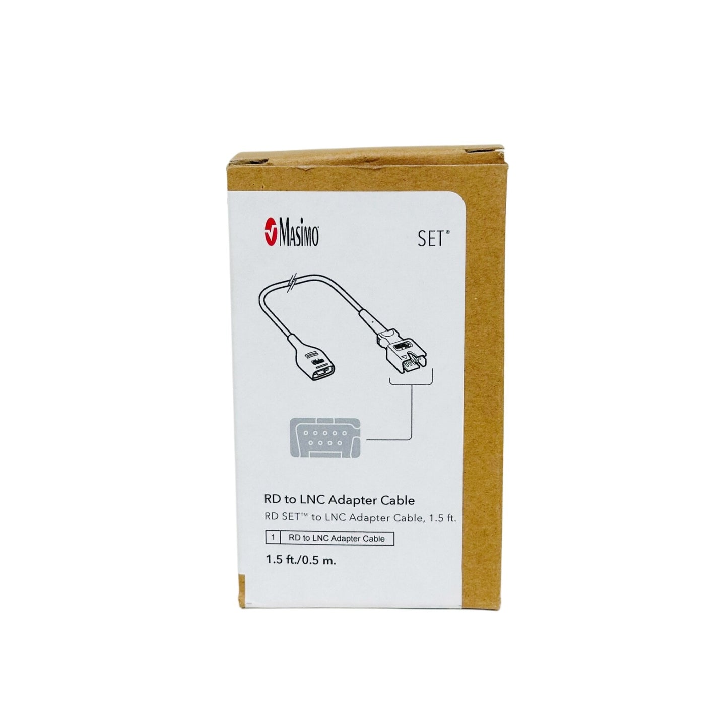 Masimo 4105 RD to LNC Adapter Cable 1.5 FT