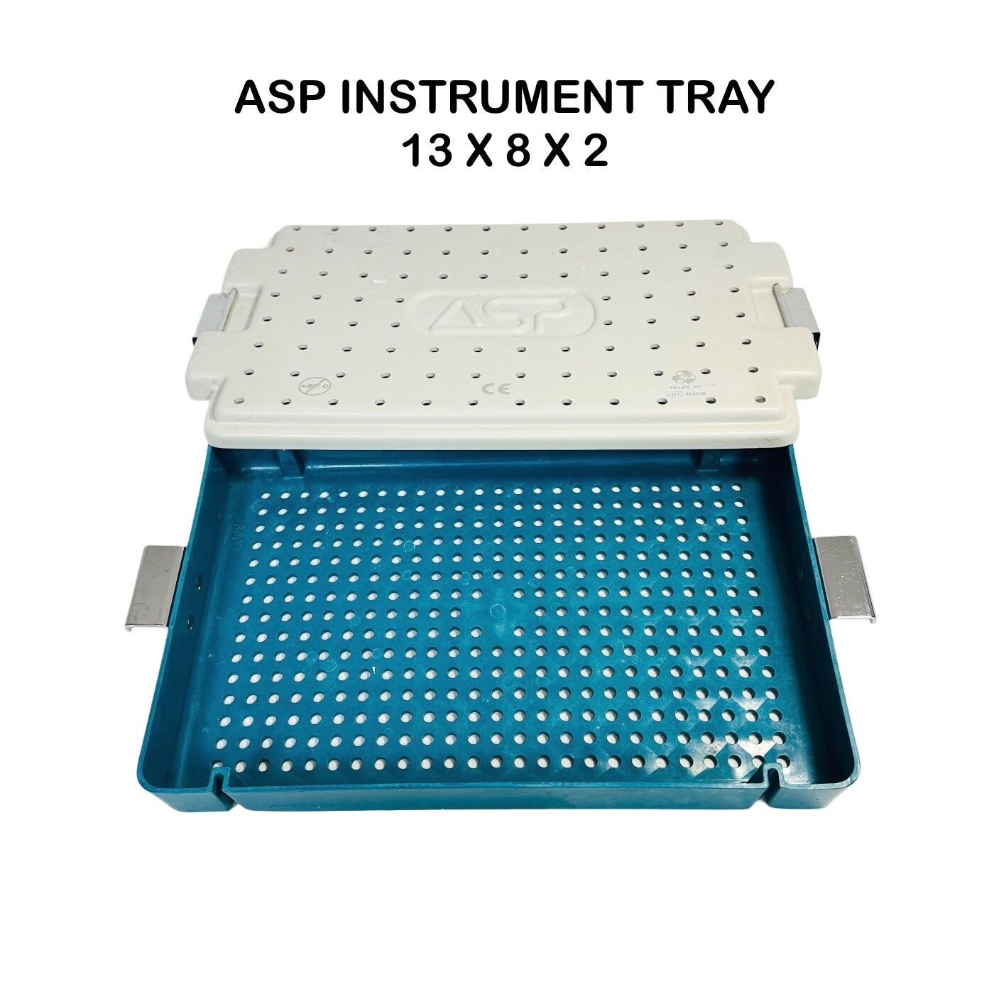 ASP Instrument Tray For Sterilization 12 X 8 X 2 Inch – Surgical Disposable
