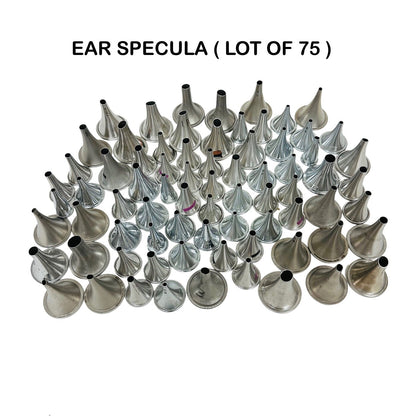 JARIT / OTHERS Ear Specula Stainless Steel, Instrument LOT OF 75