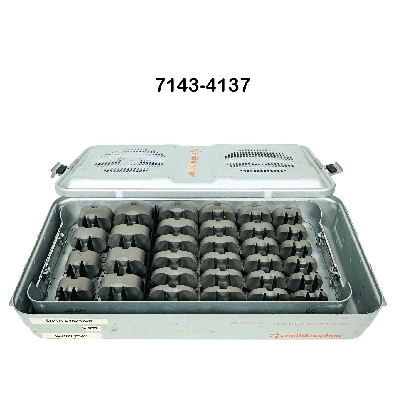 Smith & Nephew 7143-4137 Legion Insert Trials Instrument W/ Tray