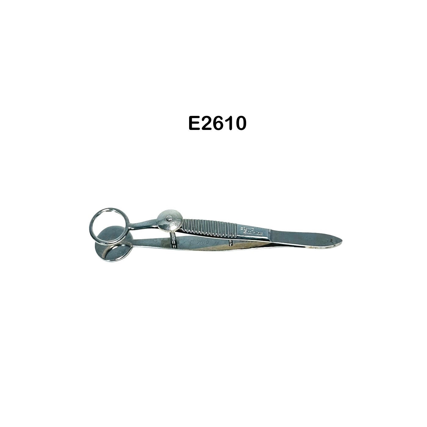 Storz E2610 Francis Chalazion Forceps 17mm wide lower plate 3.8" Instrument