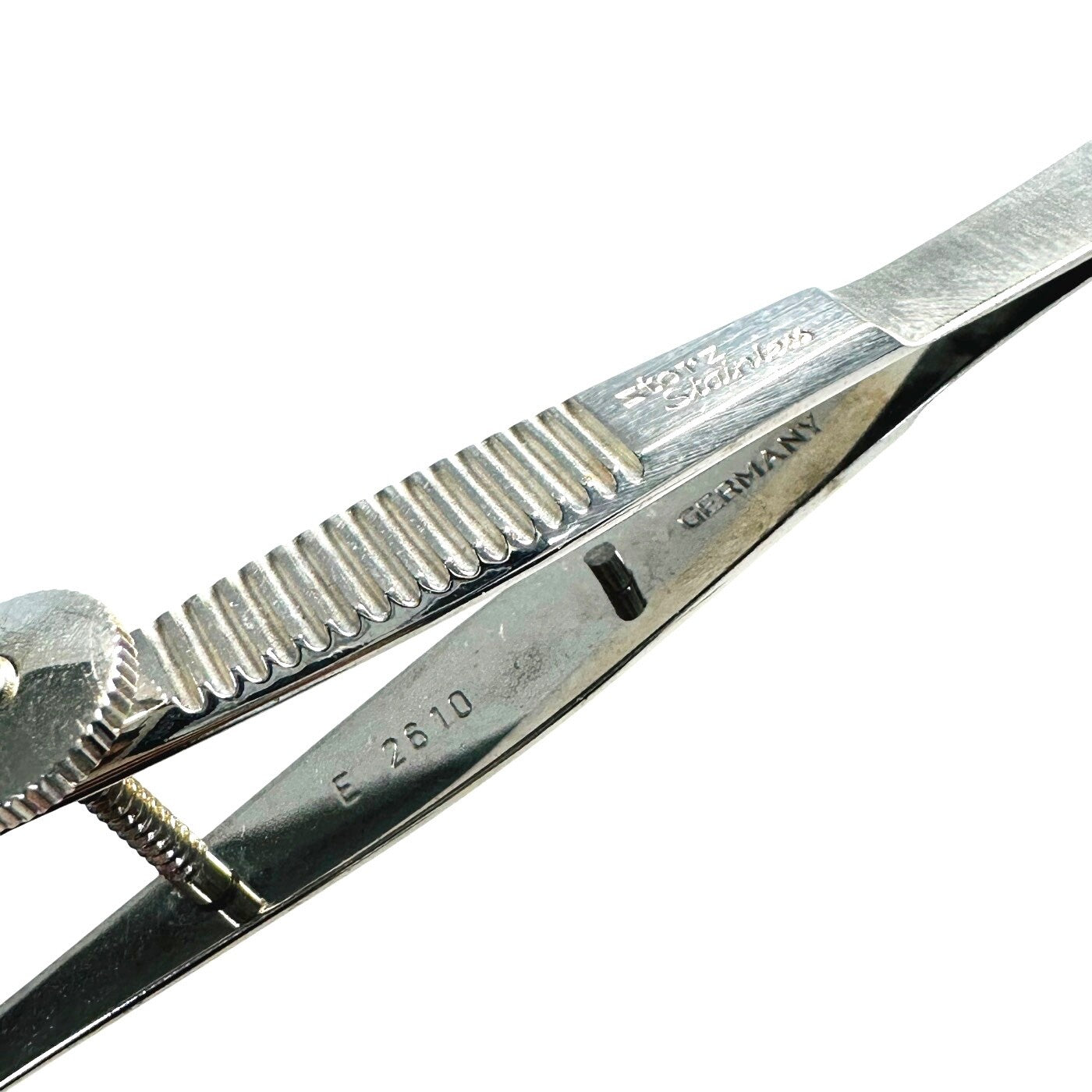 Storz E2610 Francis Chalazion Forceps 17mm wide lower plate 3.8" Instrument