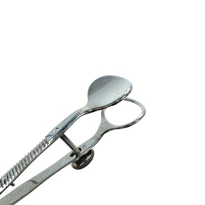 Storz E2604 Francis Chalazion Forceps 17mm wide lower plate 3.8" Instrument