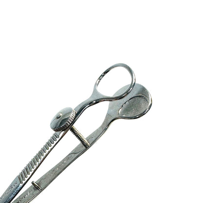Storz E2604 Francis Chalazion Forceps 17mm wide lower plate 3.8" Instrument