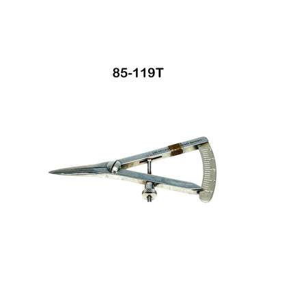Millennium 85-119T Castroviejo Caliper Straight 0-20mm Titanium