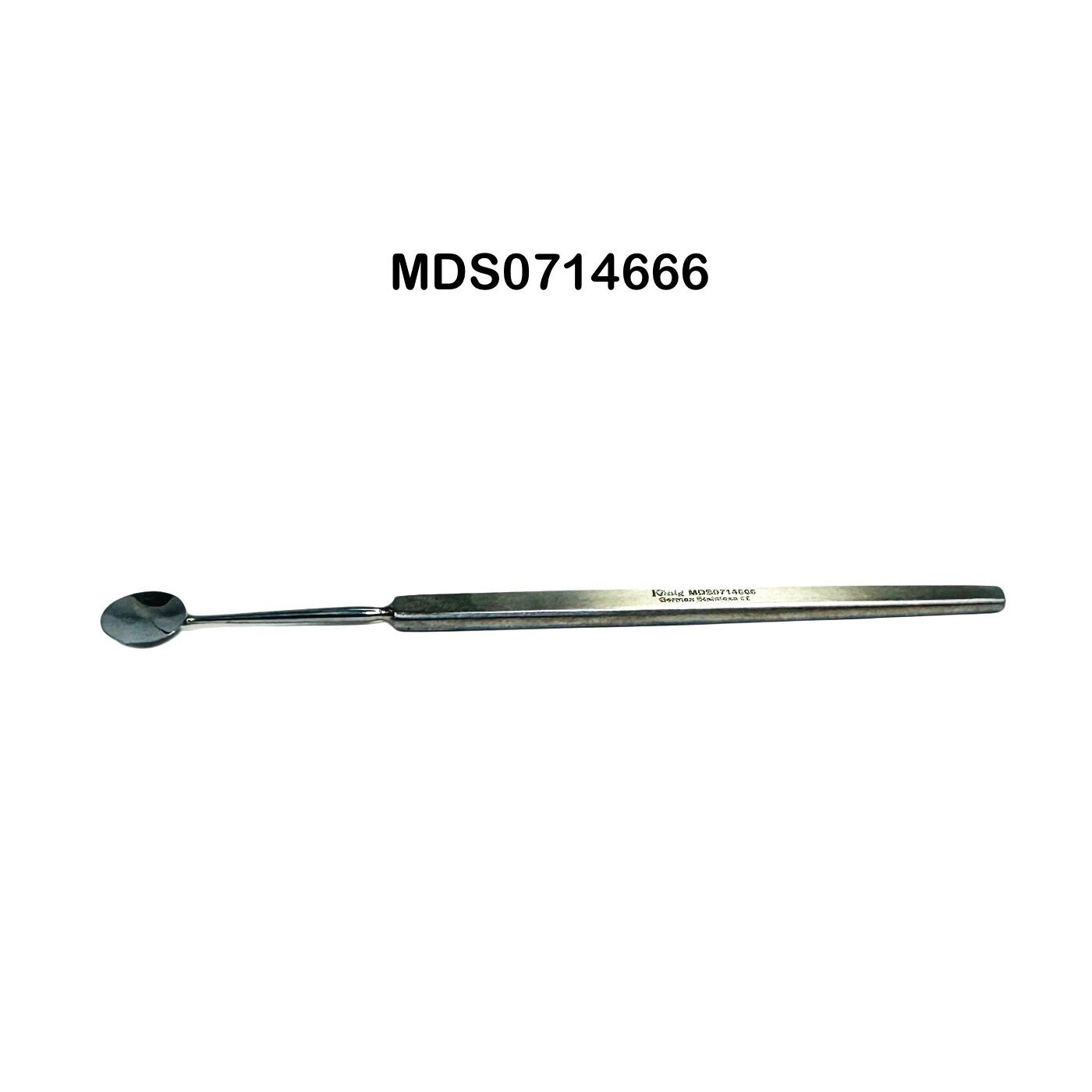 Konig / Medline MDS0714666 Bunge Exenteration Spoons - 5.5" (14 cm) Long 12 mm