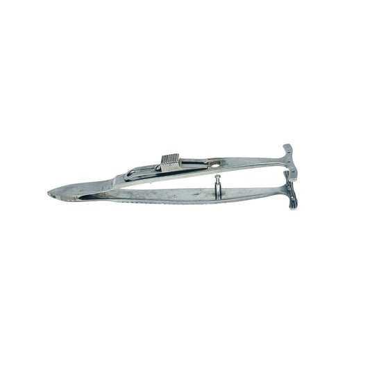 Mueller / Putterman-type muscle forceps and clamp 3 3/4"