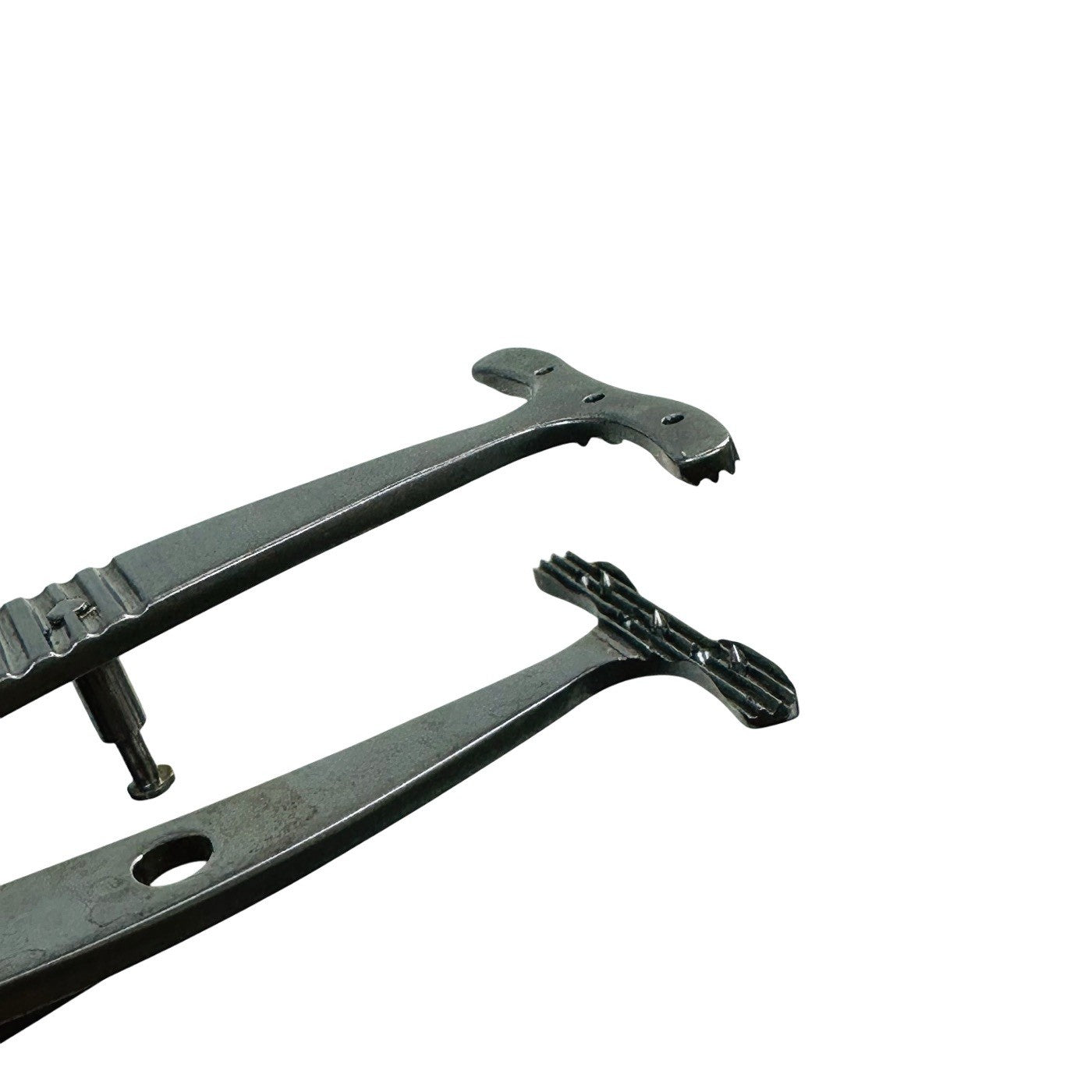 Mueller / Putterman-type muscle forceps and clamp 3 3/4"