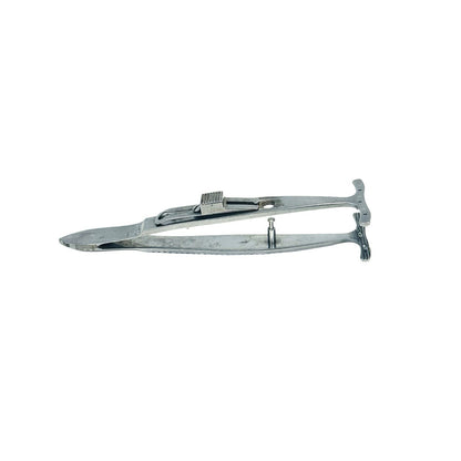 Mueller / Putterman-type muscle forceps and clamp 3 3/4"