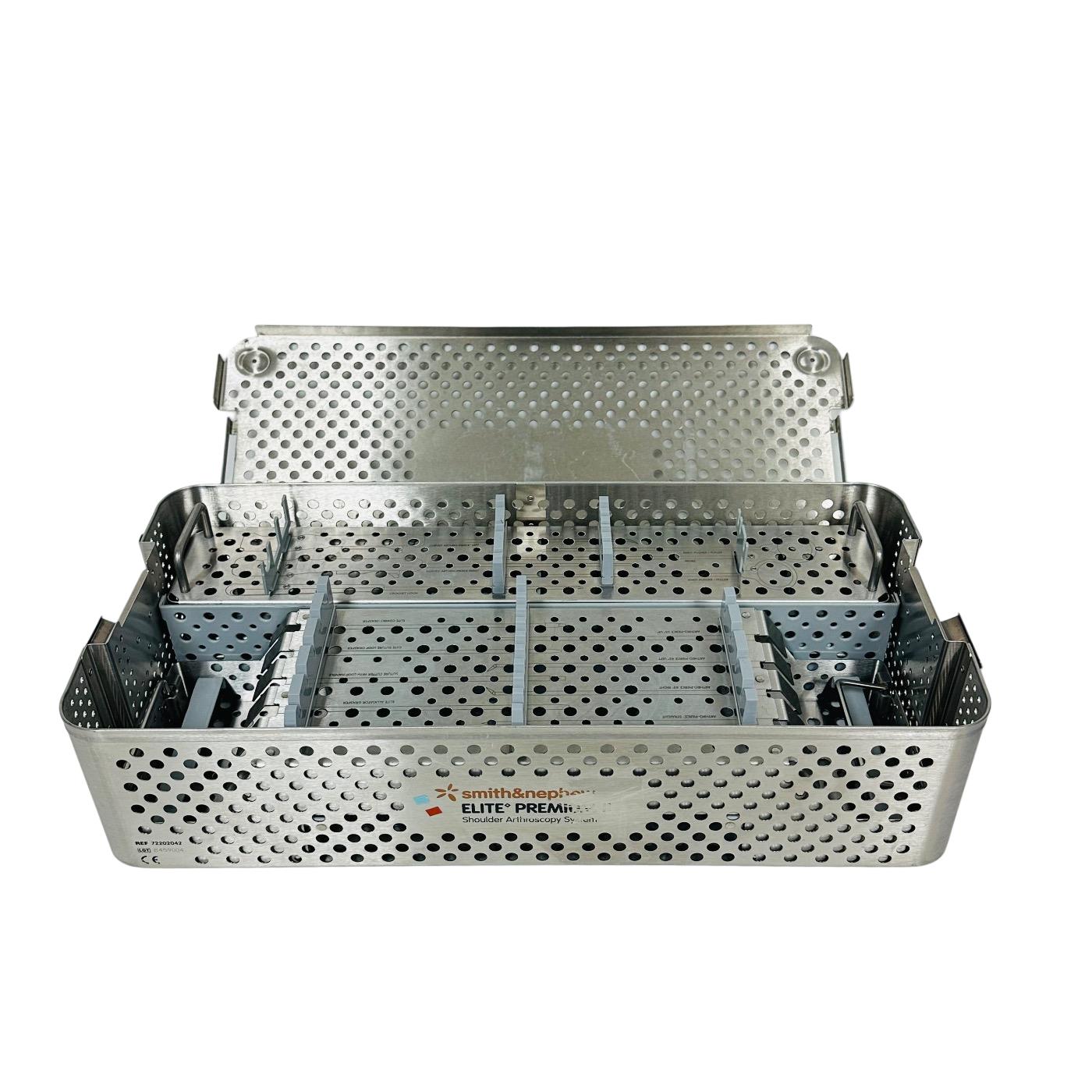 Smith & Nephew 72202042 Elite Premium Ii Arthroscopy System Tray W/ Lid