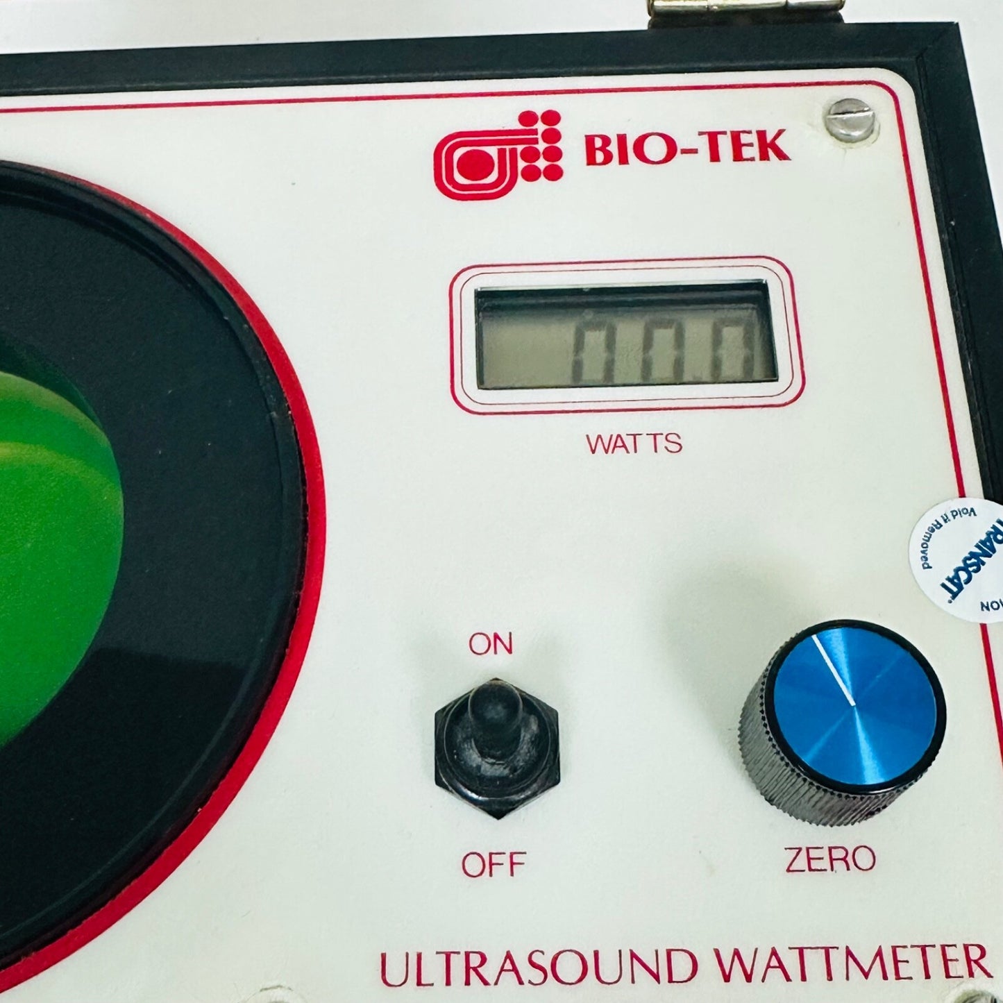 BIO-TEK MODEL UW-II Ultrasound Wattmeter