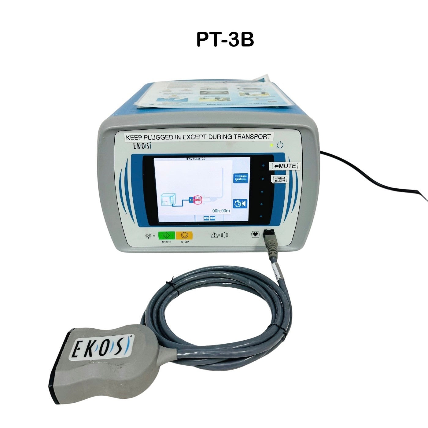 Boston Scientific PT-3B EkoS CONTROL UNIT (2014) W/ INTERFACE CABLE