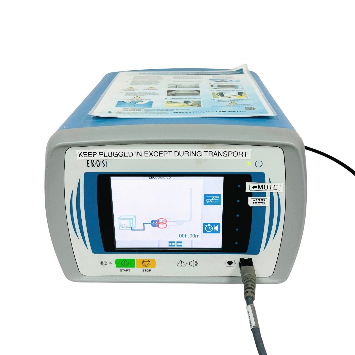 Boston Scientific PT-3B EkoS CONTROL UNIT (2014) W/ INTERFACE CABLE