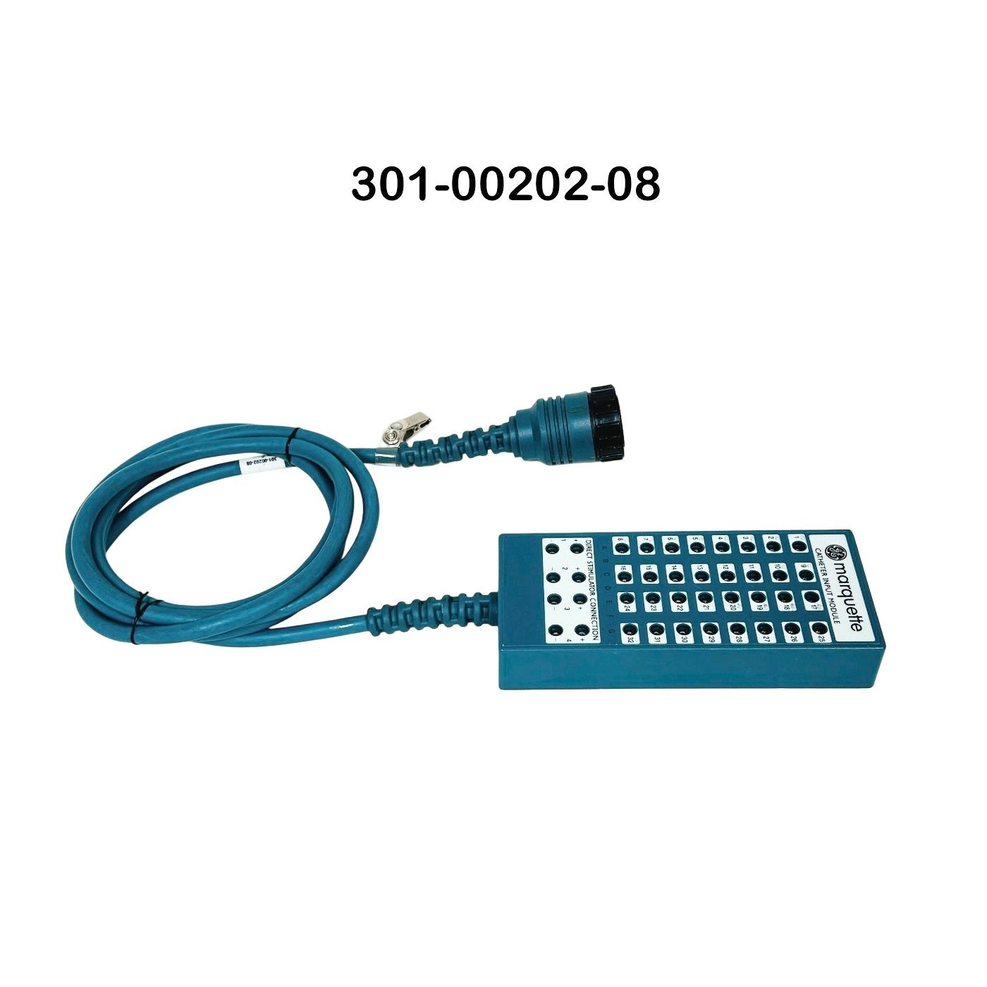Ge 301-00202-08 Cable Catheter Input Module 3 TPRF 8Ft