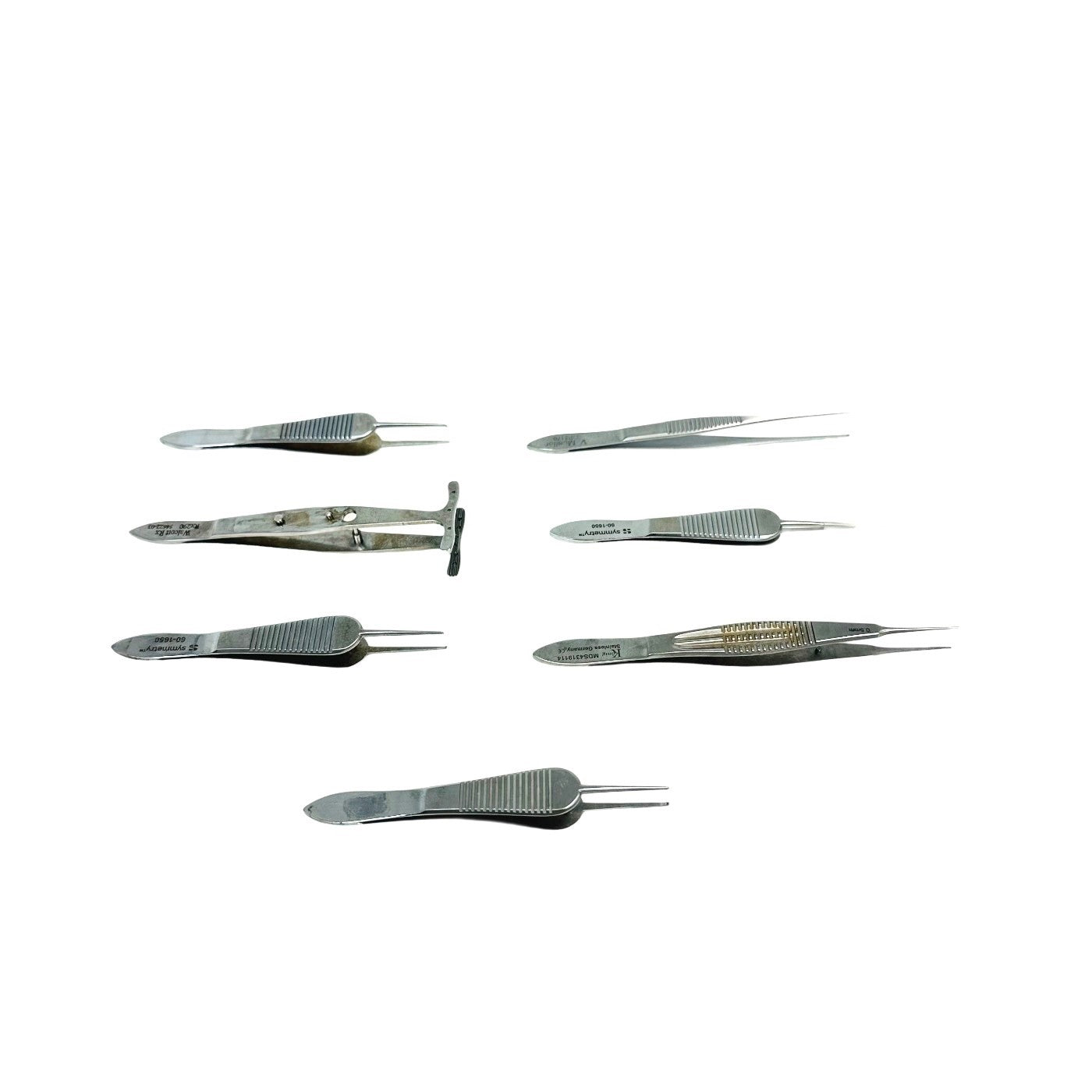 Symmetry / Waalcott / Ssi / Konig / V Mueller Lot Of 7 Surgical Forceps