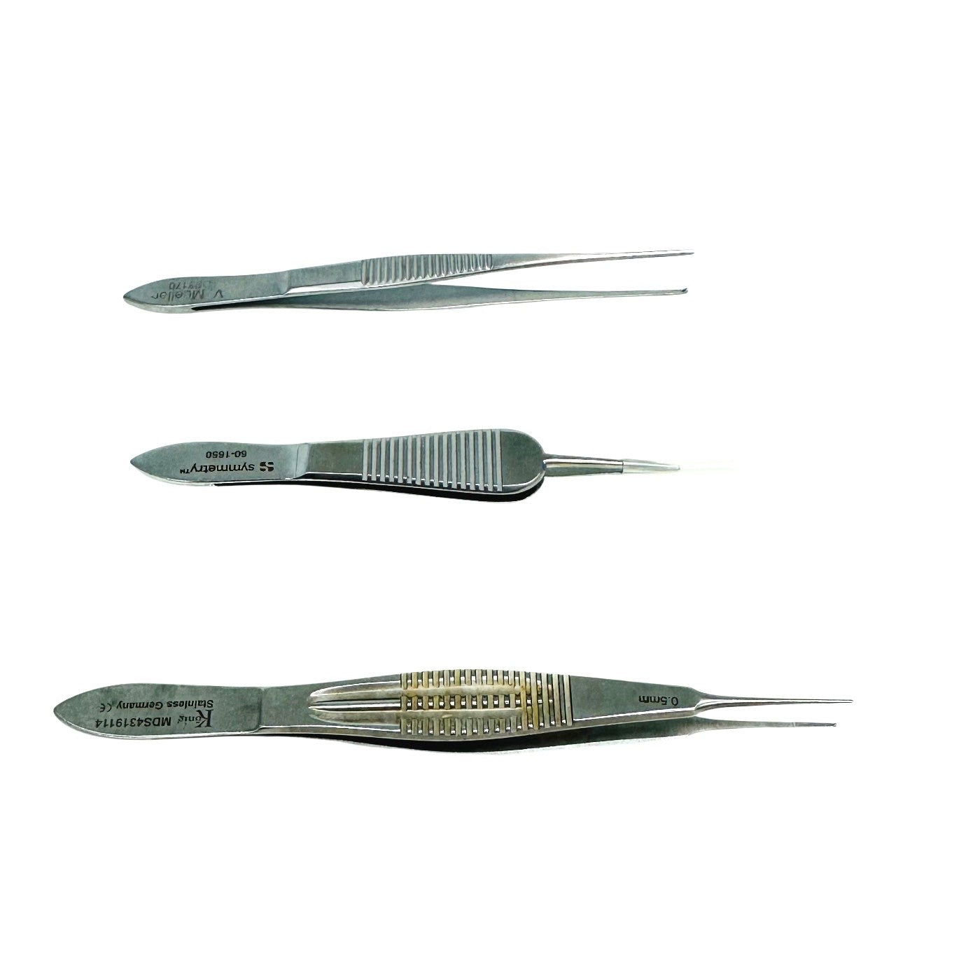 Symmetry / Waalcott / Ssi / Konig / V Mueller Lot Of 7 Surgical Forceps