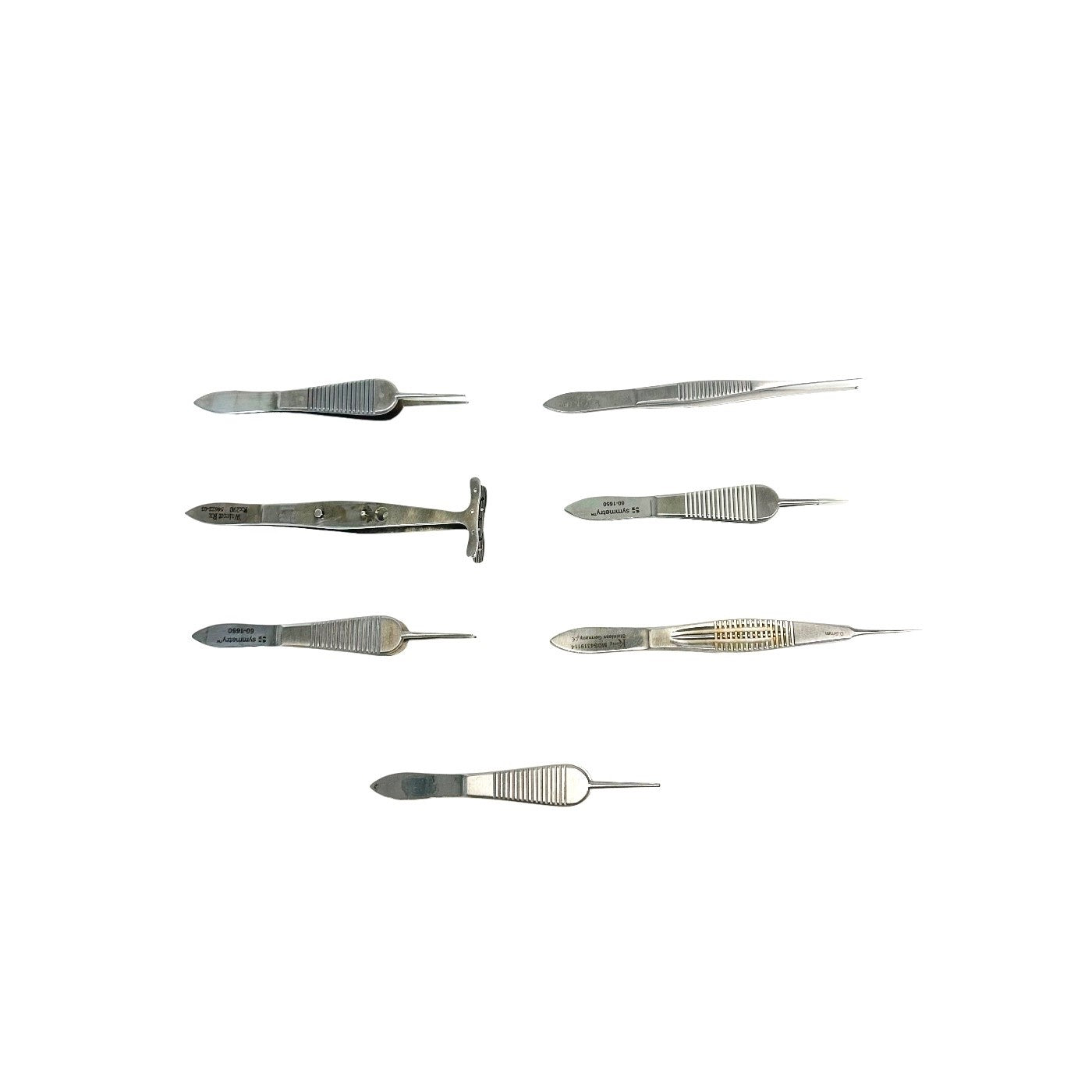 Symmetry / Waalcott / Ssi / Konig / V Mueller Lot Of 7 Surgical Forceps