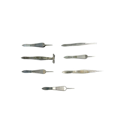 Symmetry / Waalcott / Ssi / Konig / V Mueller Lot Of 7 Surgical Forceps