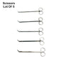 Codman / V Mueller Artery Scissors 45° Angle Lot Of 5
