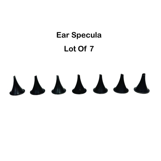 RICHARD Ear Specula Stainless Steel, Ebony, Instrument LOT OF 7