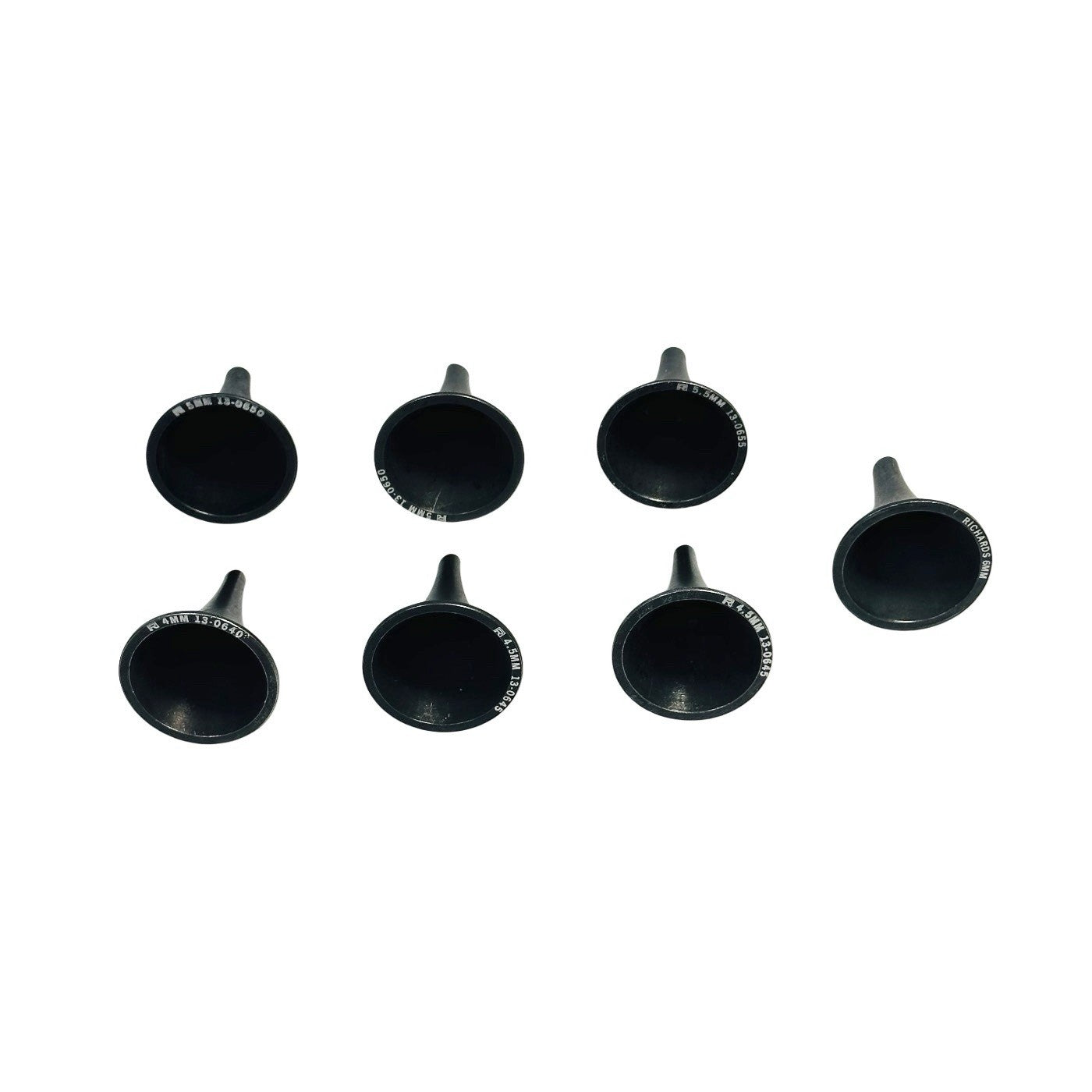 RICHARD Ear Specula Stainless Steel, Ebony, Instrument LOT OF 7