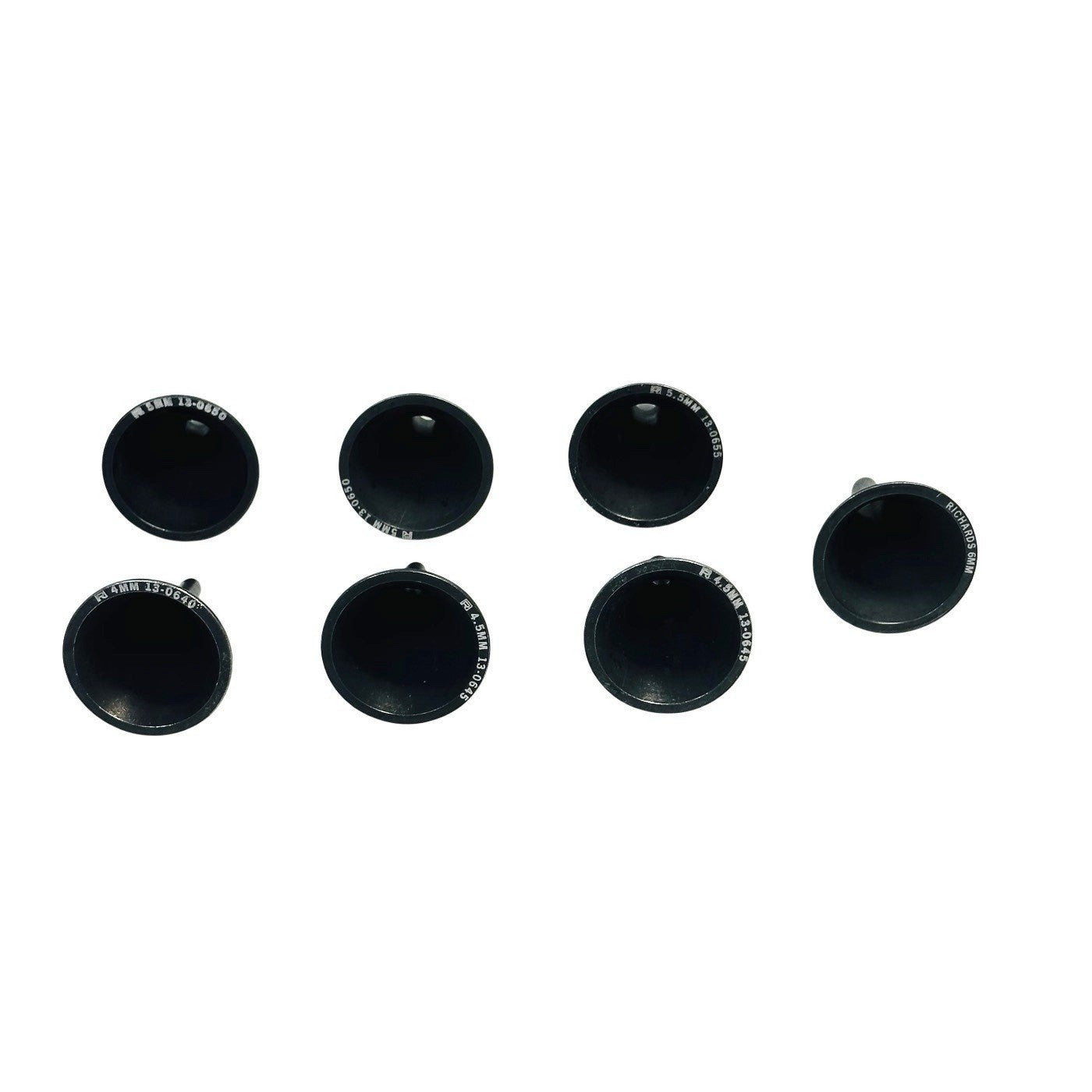 RICHARD Ear Specula Stainless Steel, Ebony, Instrument LOT OF 7